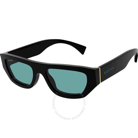 Gucci Green Browline Unisex Sunglasses GG1134S 004 53